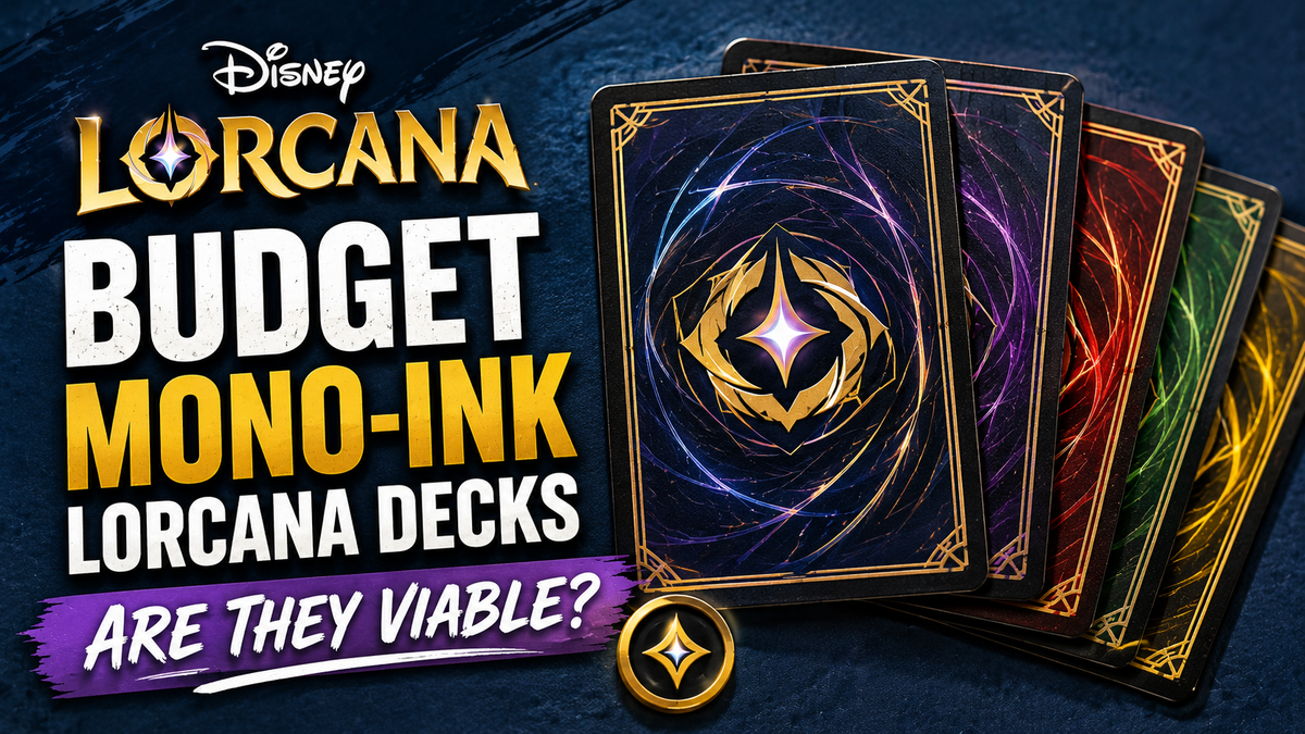 Budget Mono-Ink Lorcana Decks: Are They Viable?