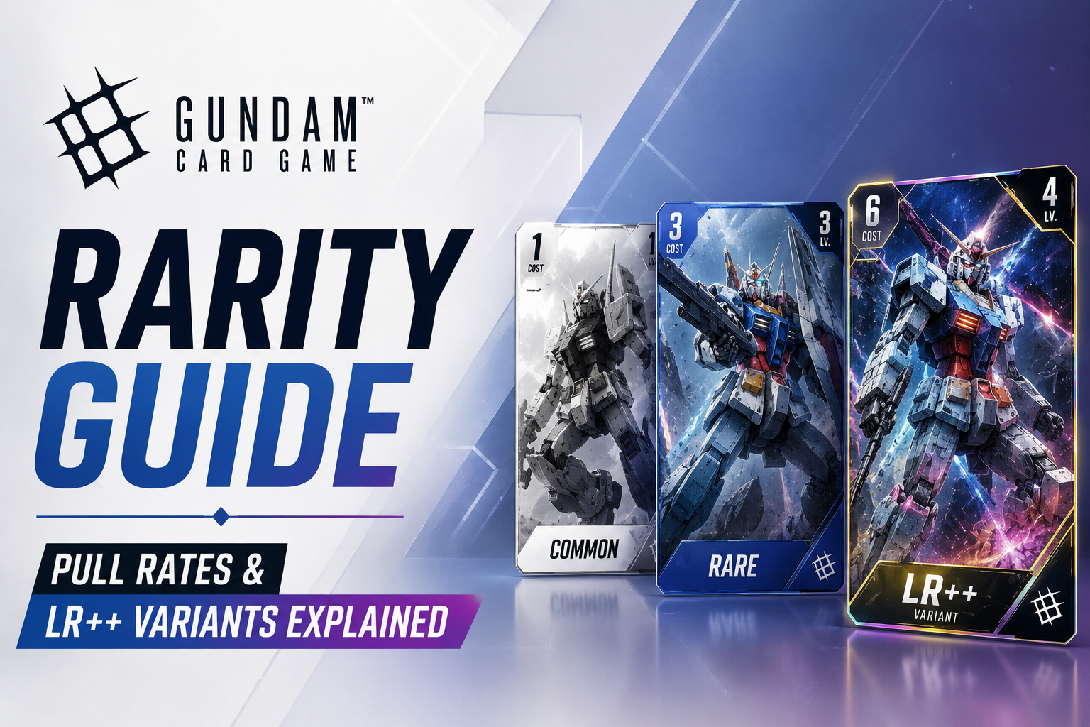 Gundam Card Game Rarity Guide — C, LR, SP, “+” & “++” Explained (2026)