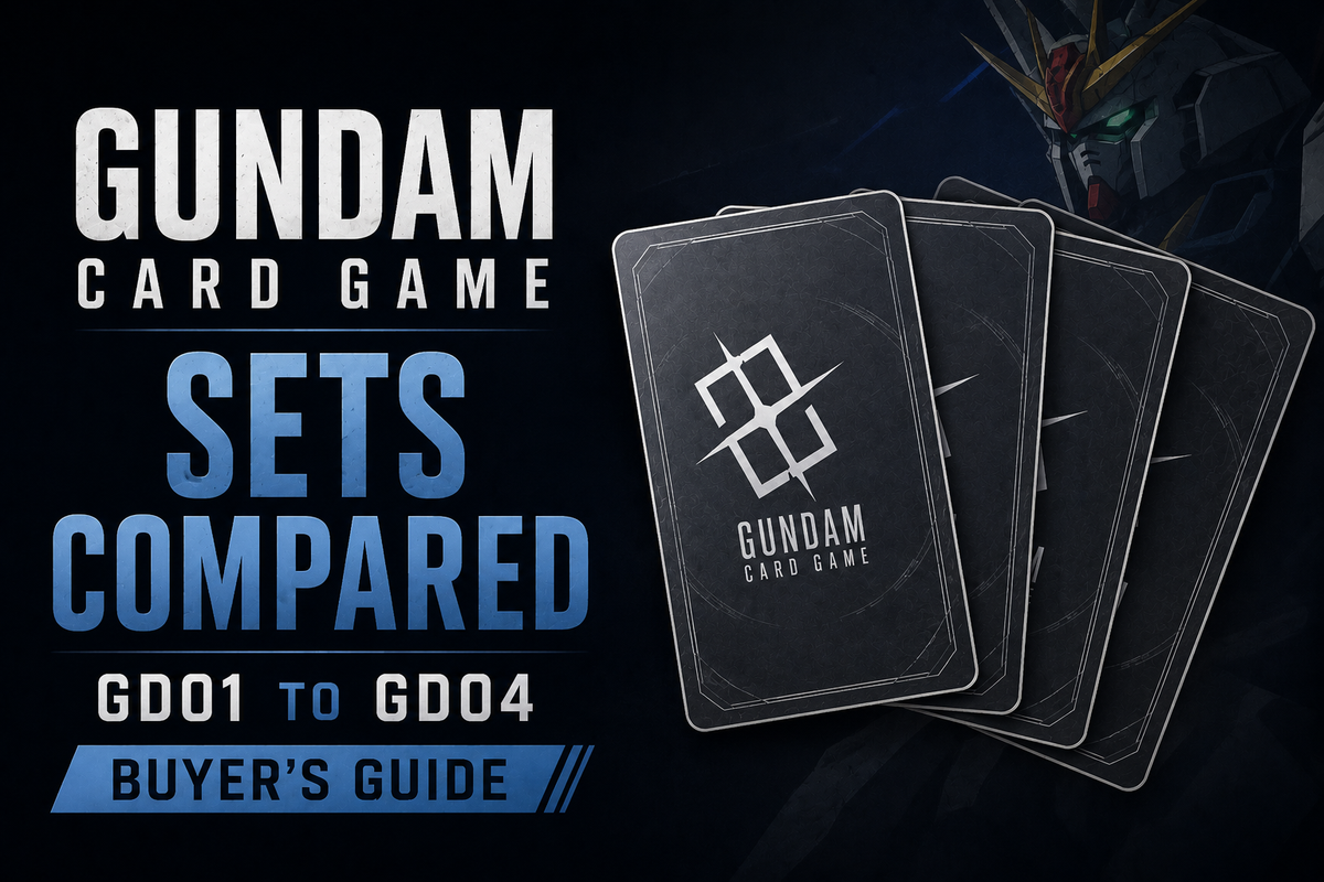 Gundam Card Game Sets Compared — GD01 to GD04 Buyer's Guide