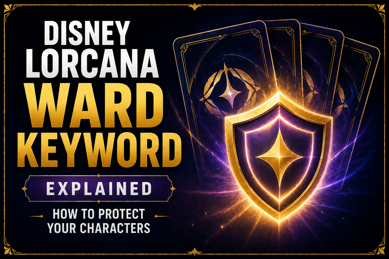 Disney Lorcana Ward Keyword Explained — How to Protect Your Characters
