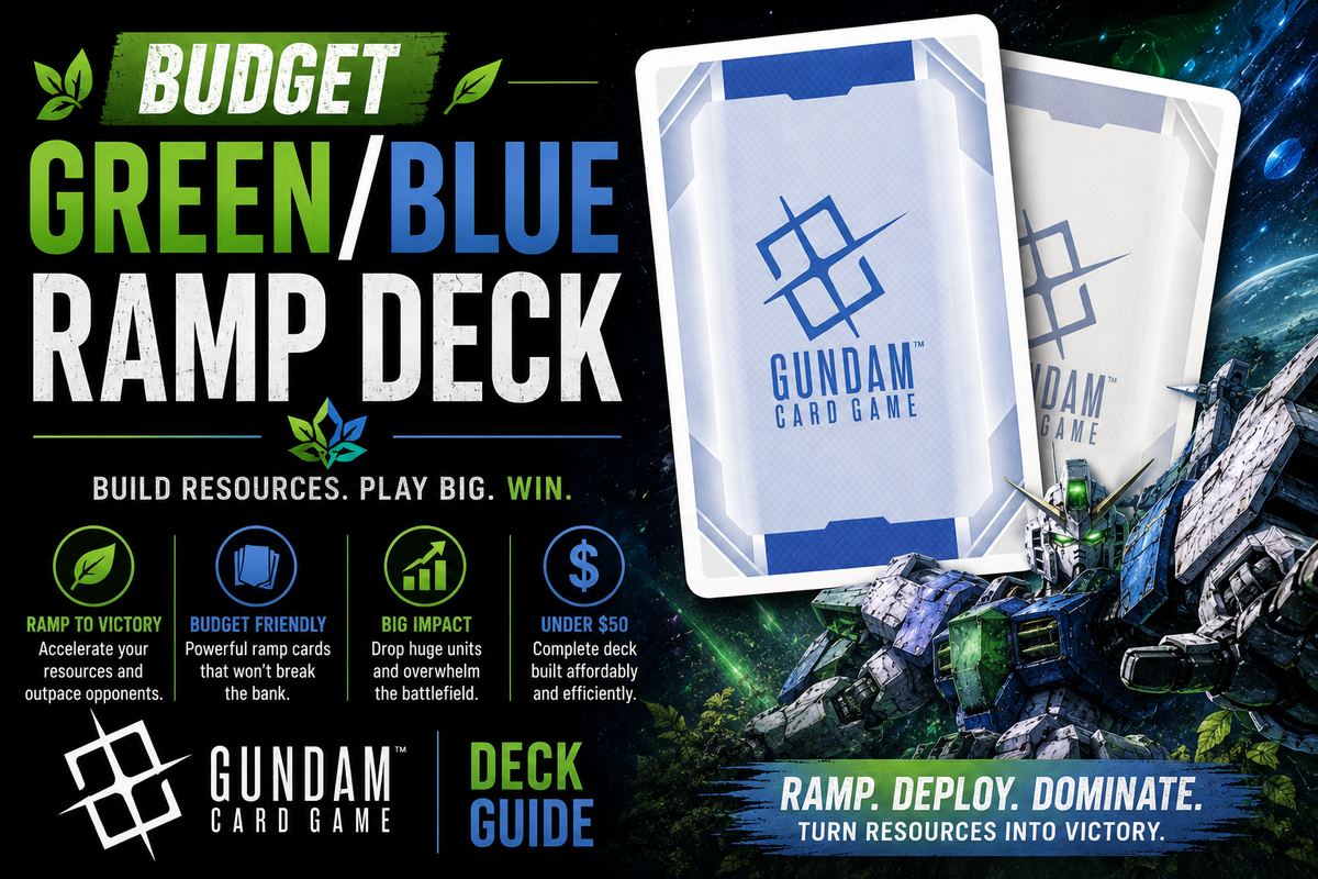 Budget Green/Blue Ramp Deck | Gundam Card Game