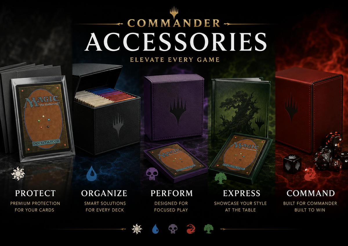MTG Accessories: Best Sleeves & Deck Boxes for Commander