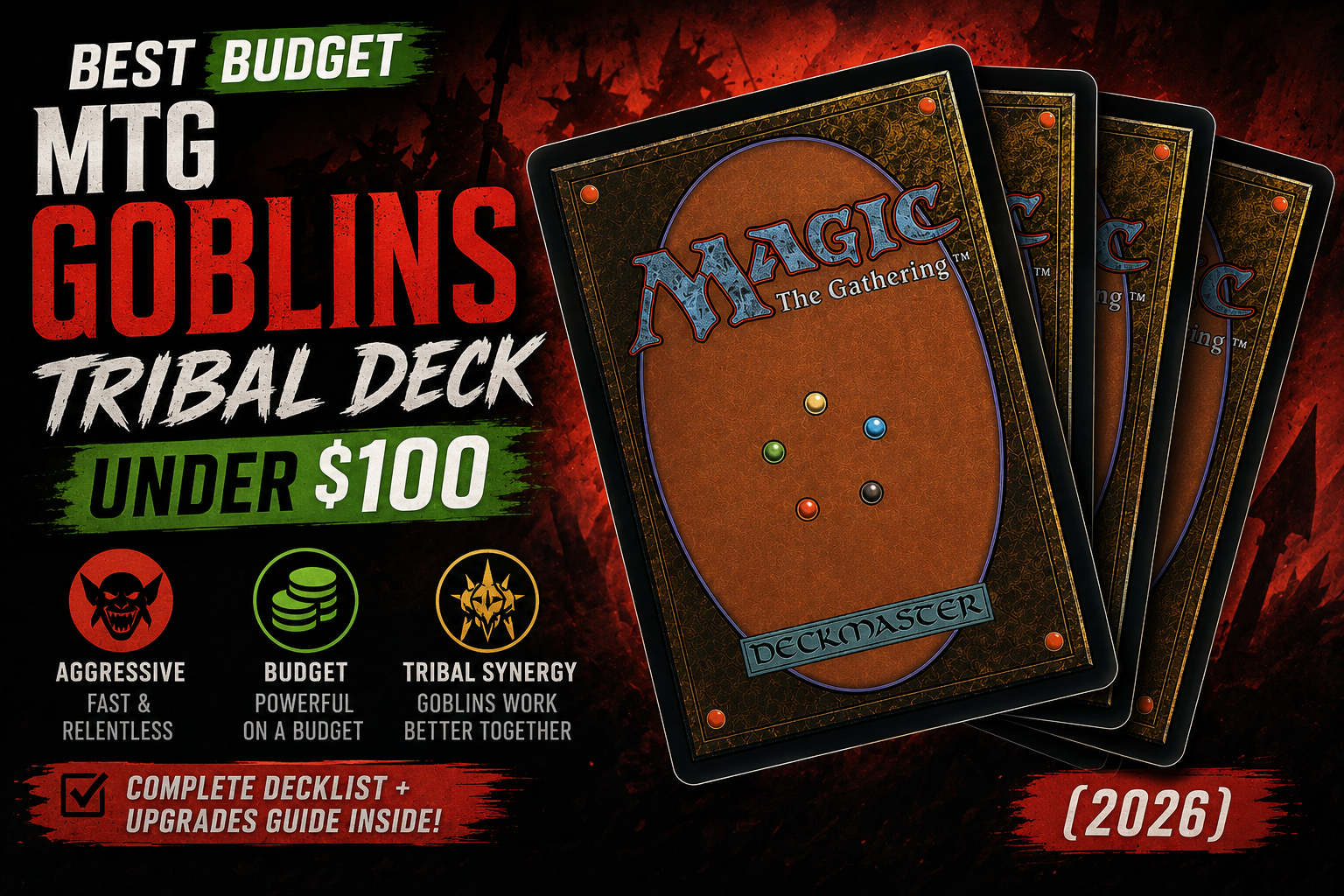 Best Budget MTG Goblins Tribal Deck Under $100 (2026)