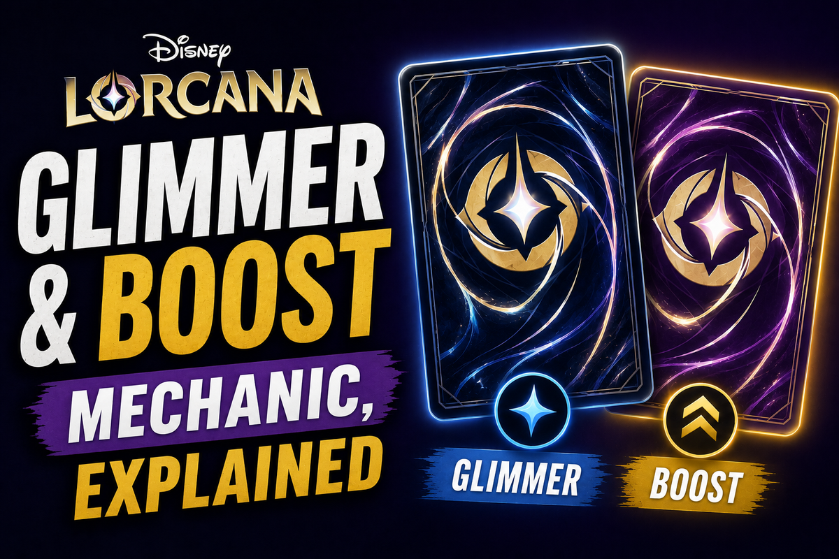 Disney Lorcana Glimmers & the Boost Mechanic Explained