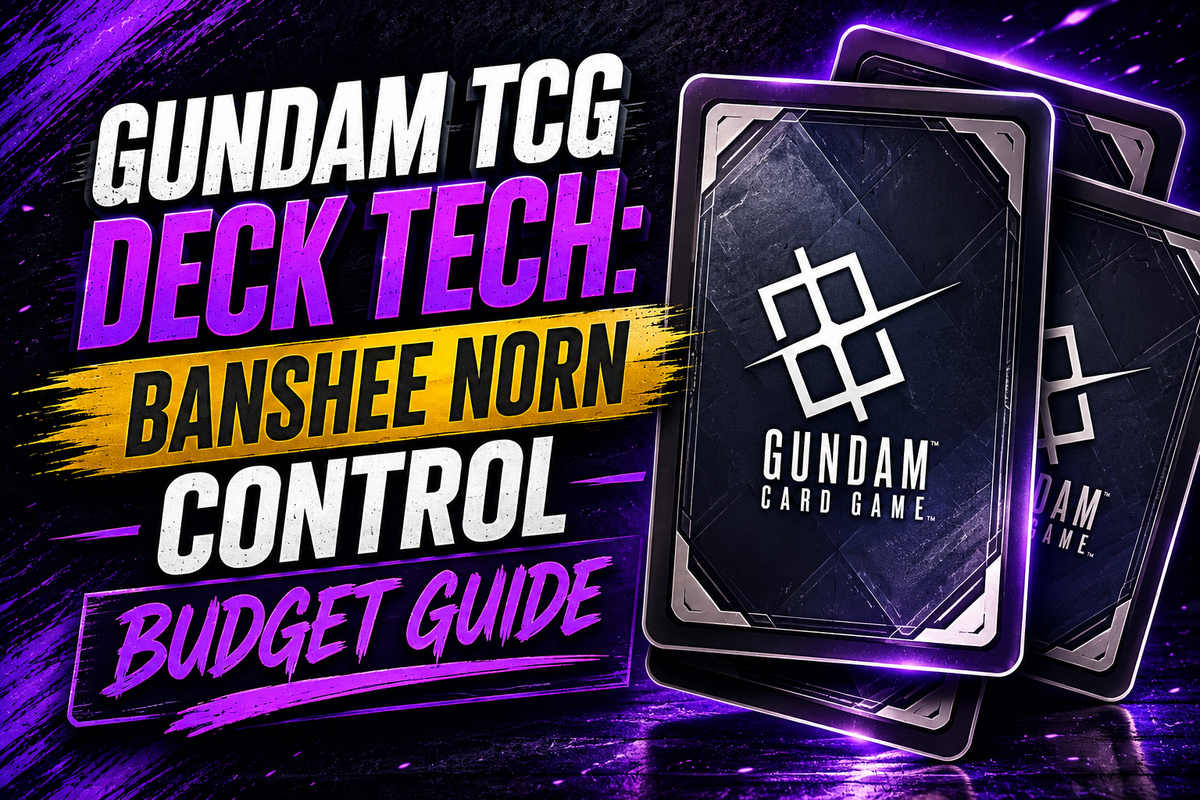 Gundam TCG Blue/White Banshee Norn Control Deck Tech (GD04)