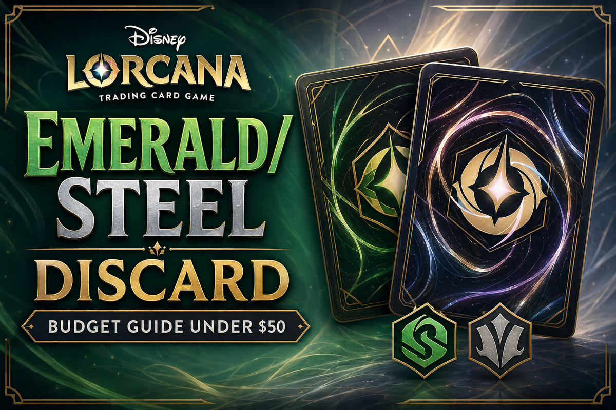 Budget Lorcana Emerald/Steel Discard Deck Guide