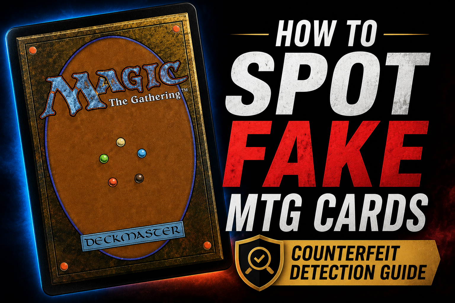 How to Spot Fake MTG Cards — Counterfeit Detection Guide