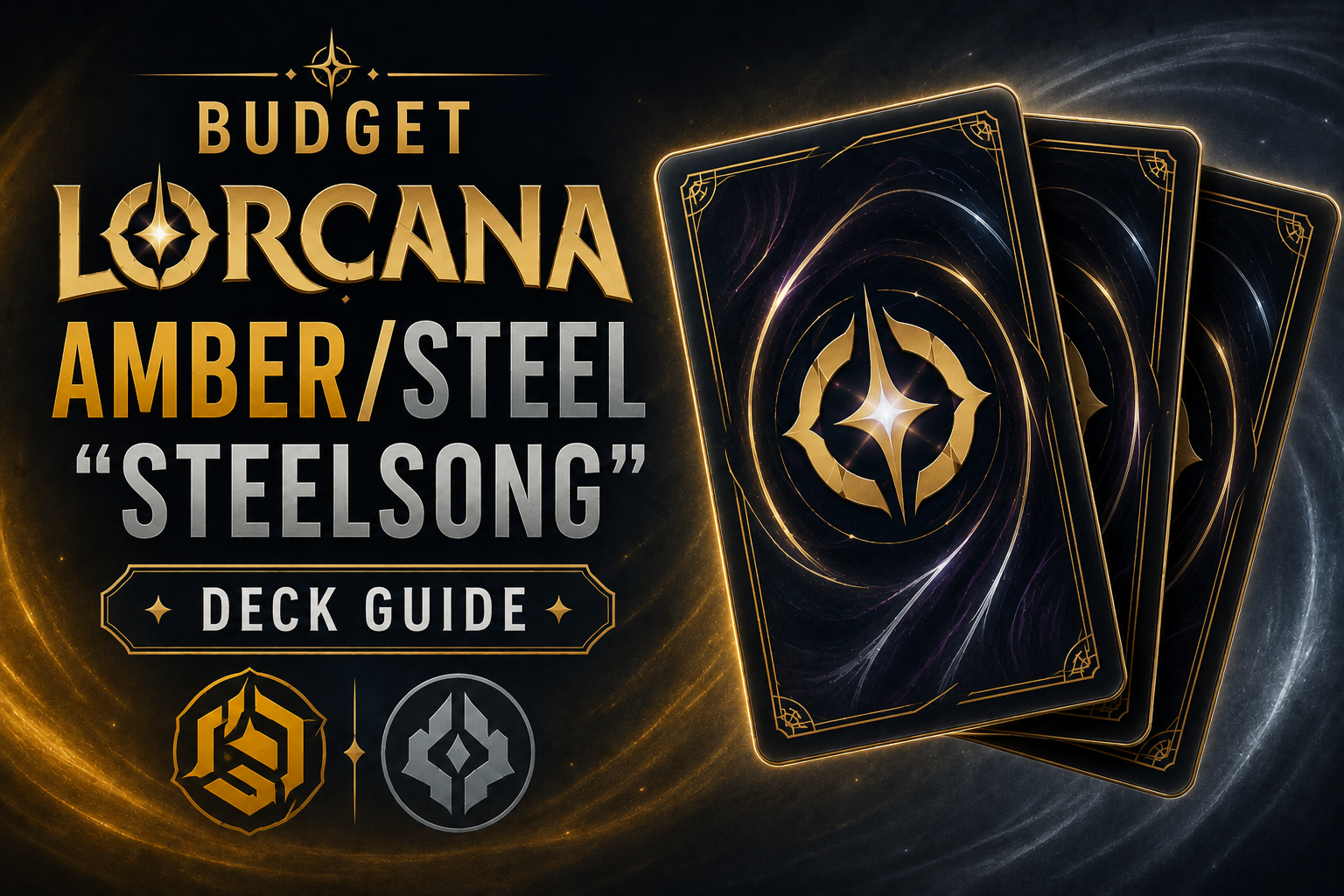 Budget Lorcana Amber/Steel “Steelsong” Deck Guide