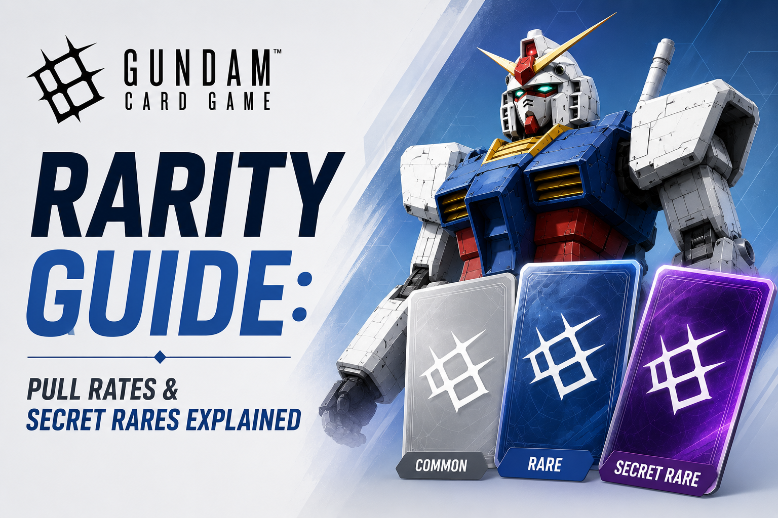 Gundam TCG Rarity Guide: Pull Rates & Secret Rares Explained