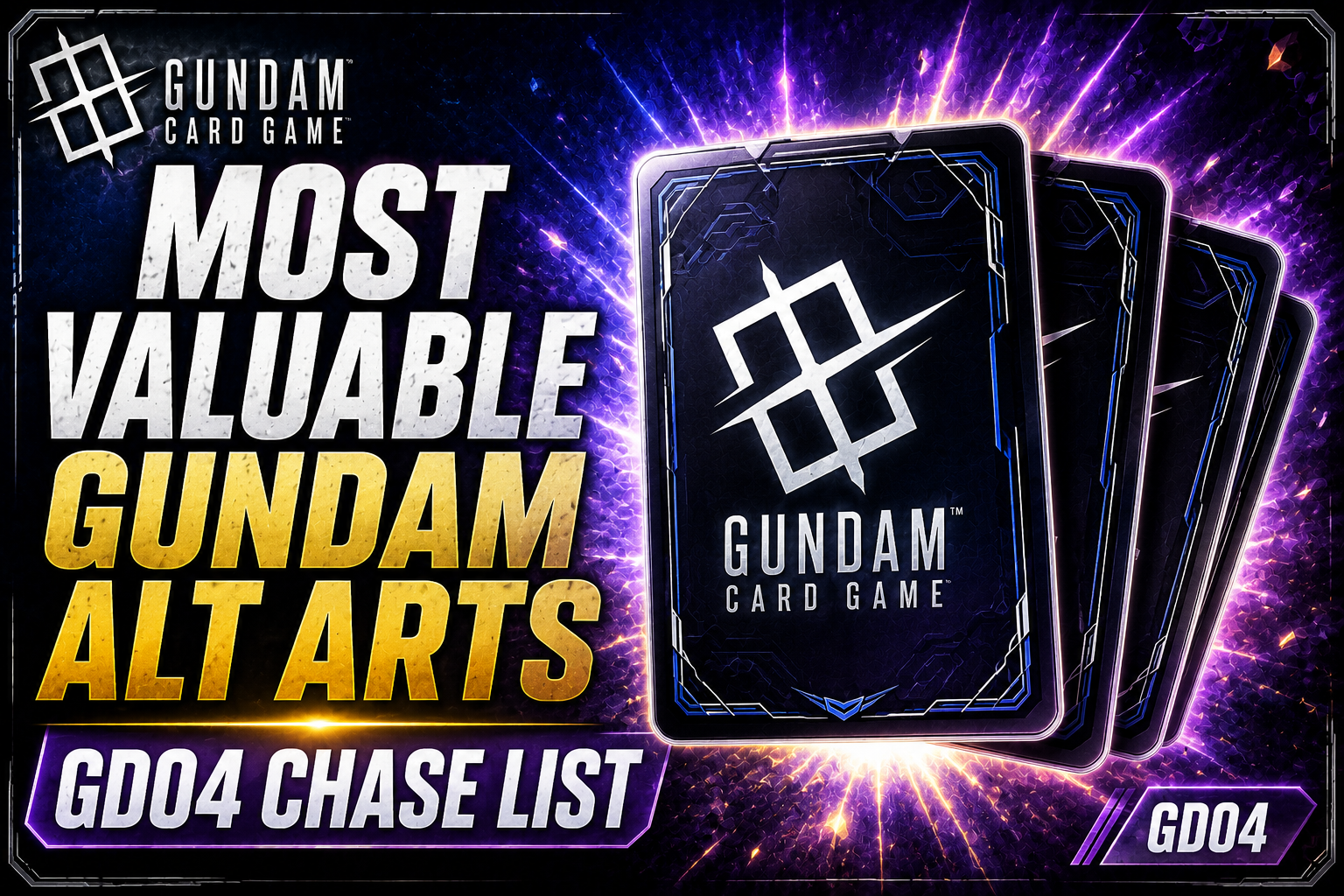 Gundam Phantom Aria (GD04) Chase Cards & Alt Arts — Collecting Guide 2026