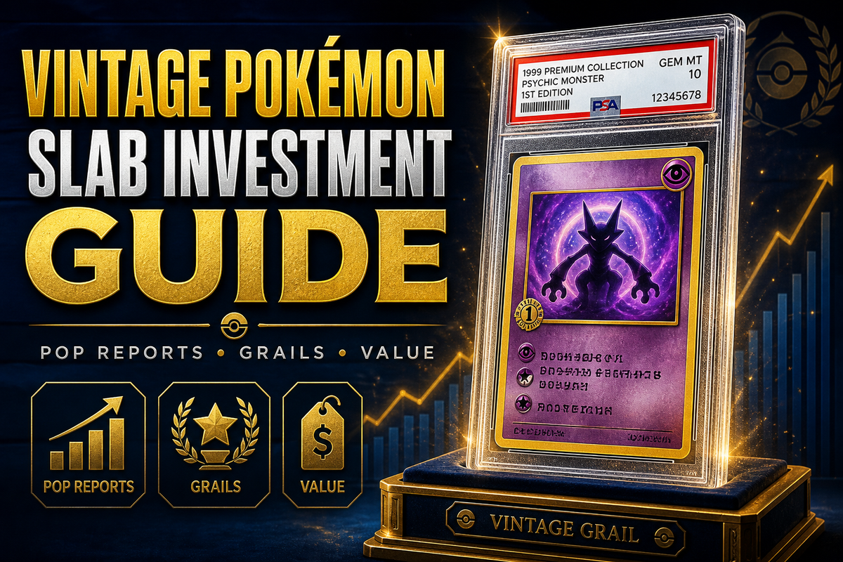 The Vintage Pokémon Slab Investment Guide (2026 Pop Reports)