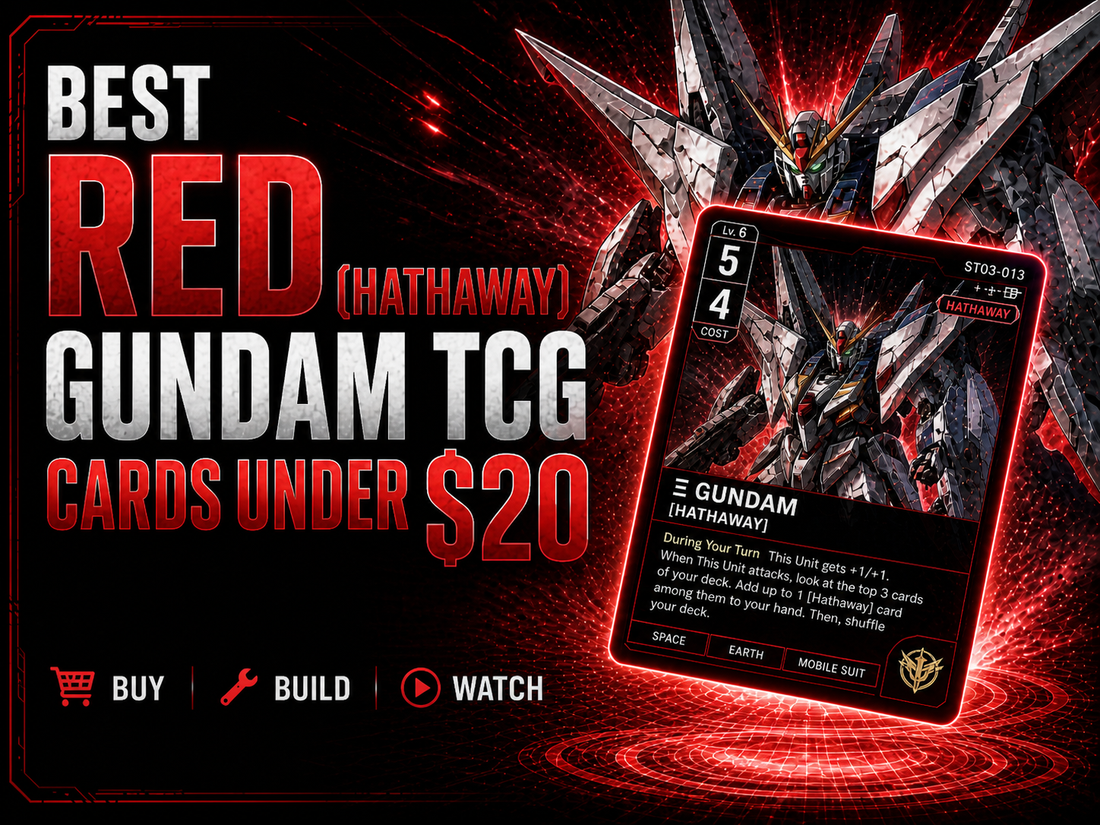 Best Red (Hathaway) Gundam TCG Cards Under $20 (2026 Guide)