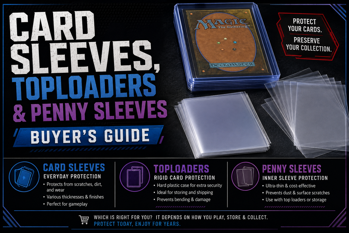 Card Sleeves, Toploaders & Penny Sleeves — Buyer’s Guide