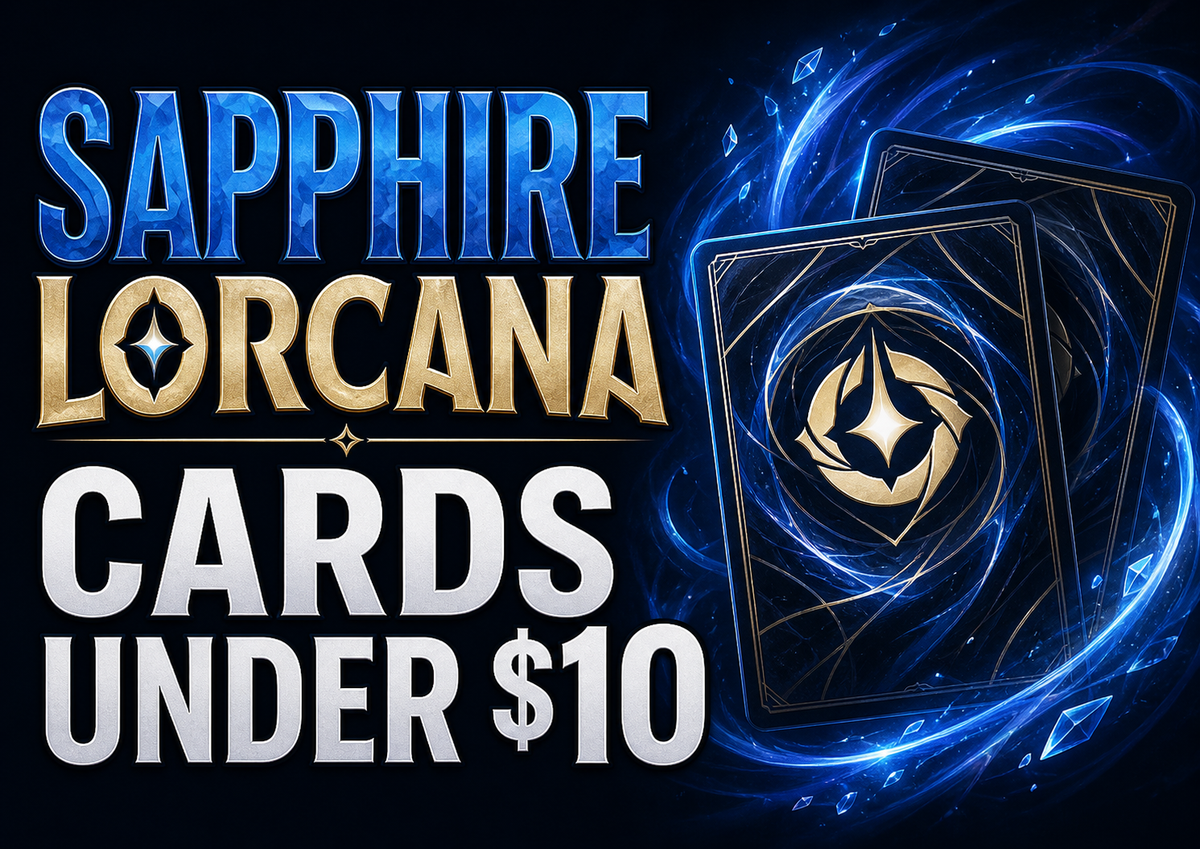 Best Disney Lorcana Sapphire Cards Under $10 — Ramp, Card Draw & Item Staples