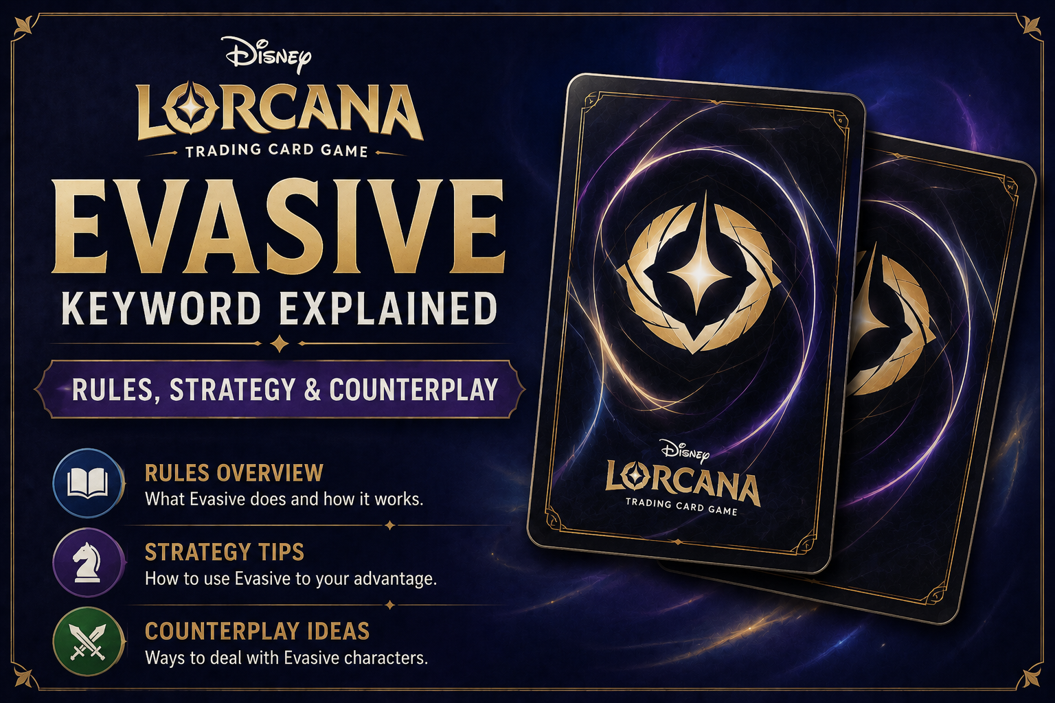 Lorcana Evasive Keyword Explained — Rules, Strategy & Counterplay