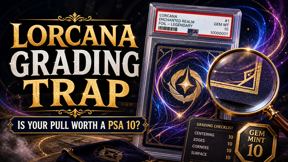 The Lorcana Grading Trap: Is Your Pull Worth a PSA 10? (2026)