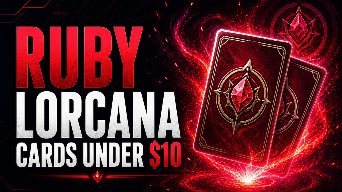 Best Disney Lorcana Ruby Cards Under $10 — Removal, Lore Drain & Evasive Staples