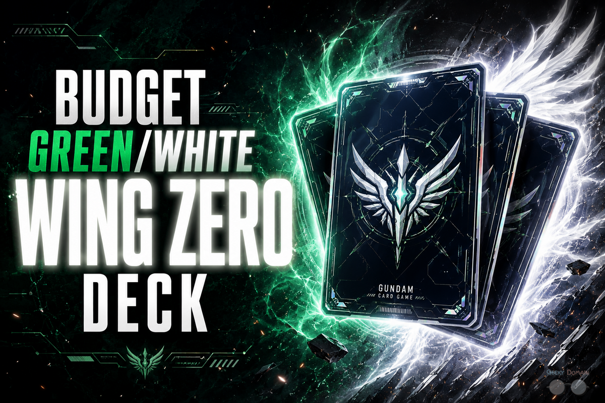 Budget Green/White Wing Zero Deck (Gundam)