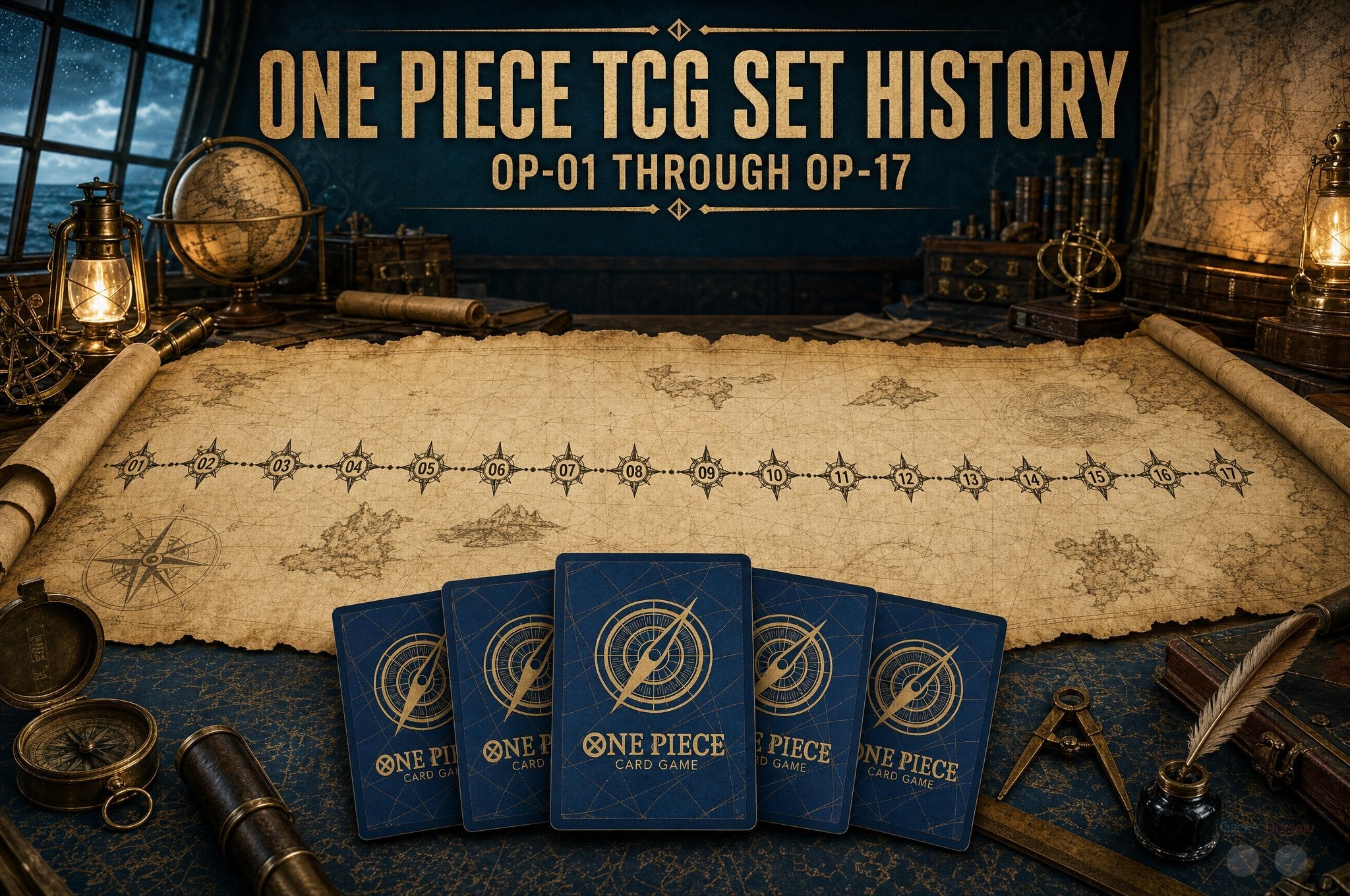 One Piece TCG Set History: OP-01 Through OP-17