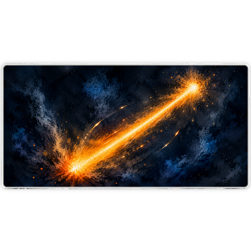 Overdrive Energy TCG Playmat — Standard 24"×14" Card Game Mat | Geeky Domain