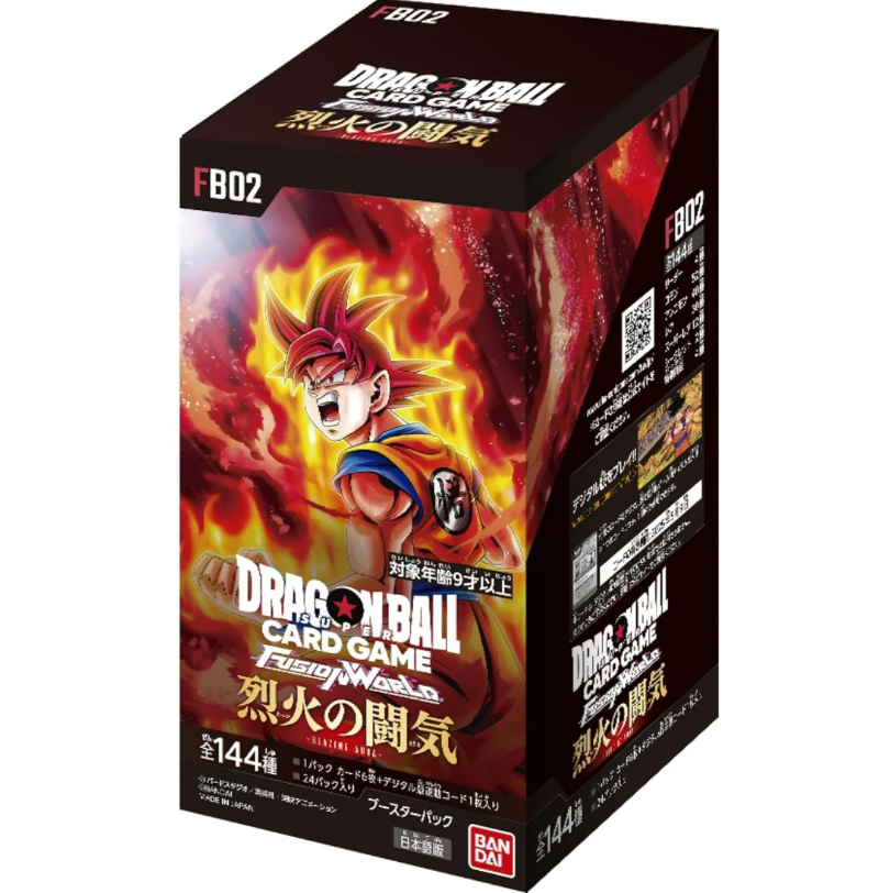 Dragon Ball Super Fusion World TCG: Blazing Aura FB02 Booster Box — Japanese