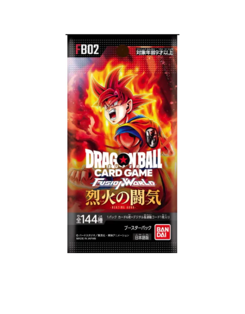 Dragon Ball Super Fusion World TCG: Blazing Aura FB02 Booster Box — Japanese