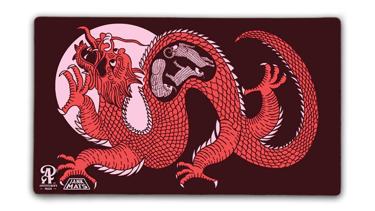 Red Dragon — Jankmats TCG Playmat (24"x14")