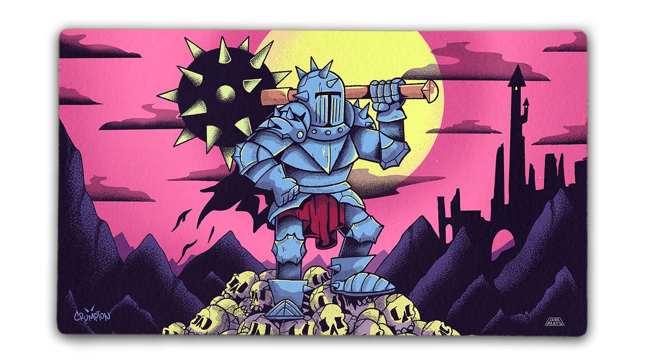 Skull Crusher by Matthew Crumpton — Jankmats TCG Playmat (24"x14")