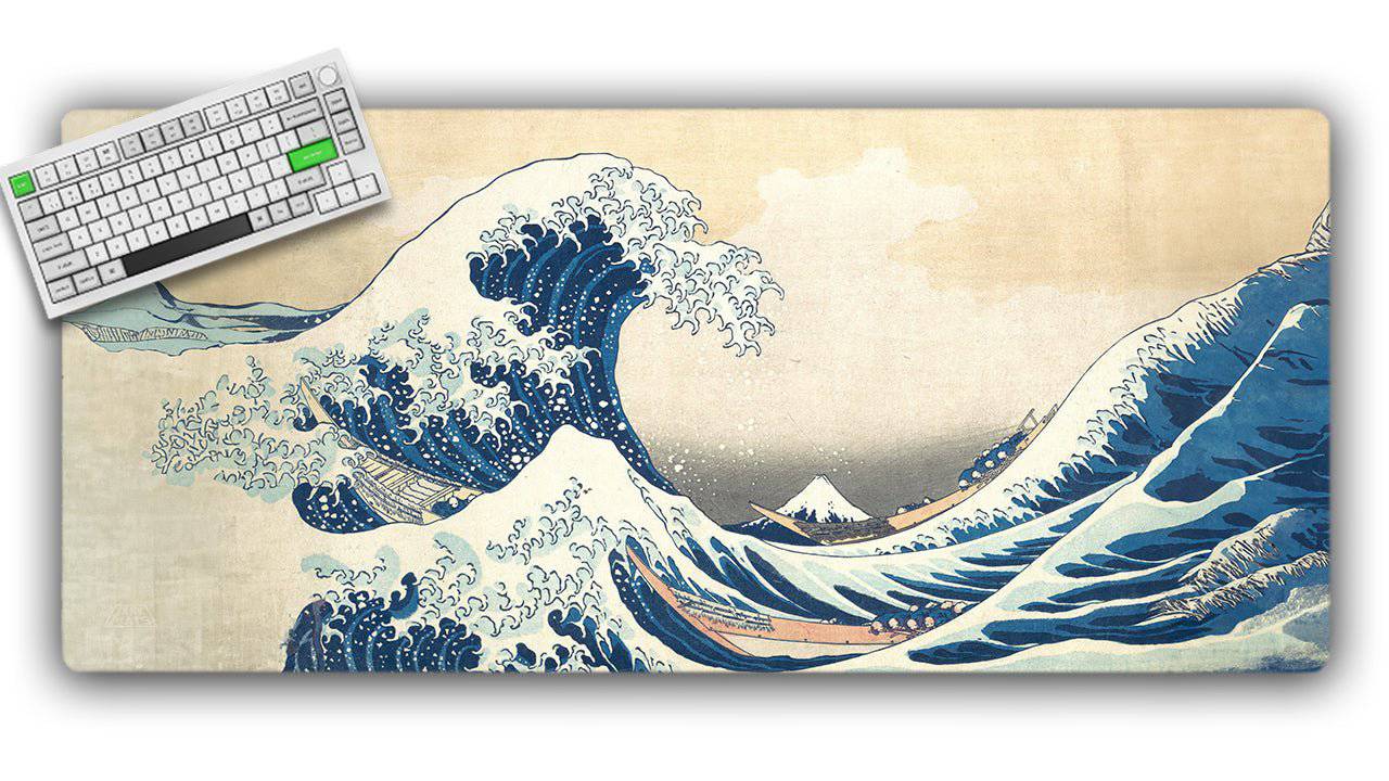 The Big Wave — Jankmats TCG Playmat or XL Desktop Mat (24"x14")