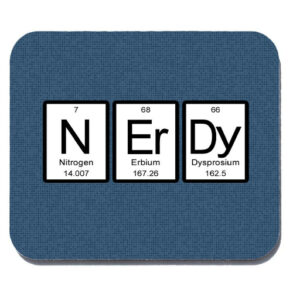 Periodic Table Nerdy Mouse Pad