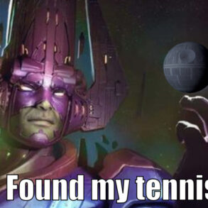 Galactus plays with the Death Star
