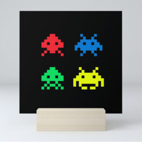 Space Invaders Mini Art Print